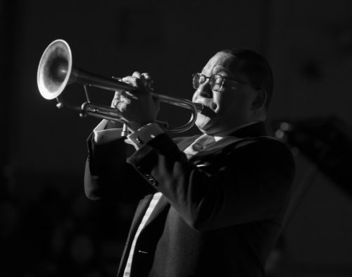Wynton Marsalis playing trumpet