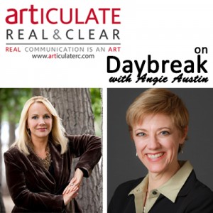 Hilary on Daybreak USA with Angie Austin